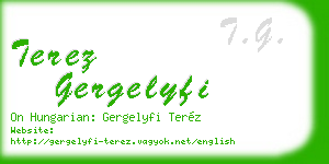terez gergelyfi business card